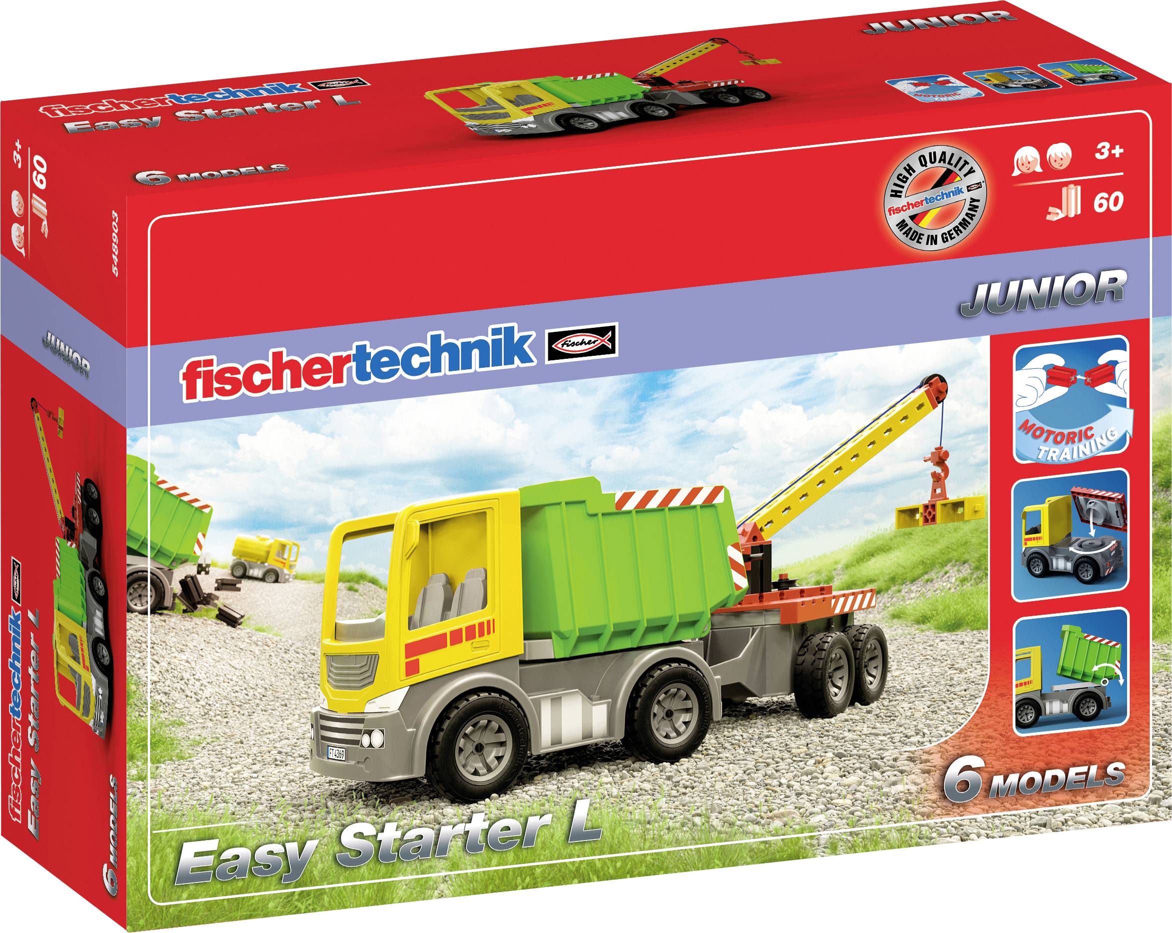 fischertechnik 548903 JUNIOR Easy Starter L Bausatz ab 3 Jahre-0