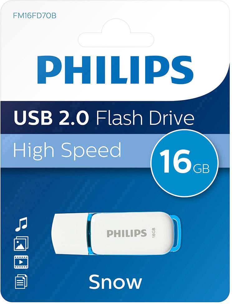 Philips SNOW USB-Stick 16 GB Blau FM16FD70B/00 USB-A (USB 2.0)-1