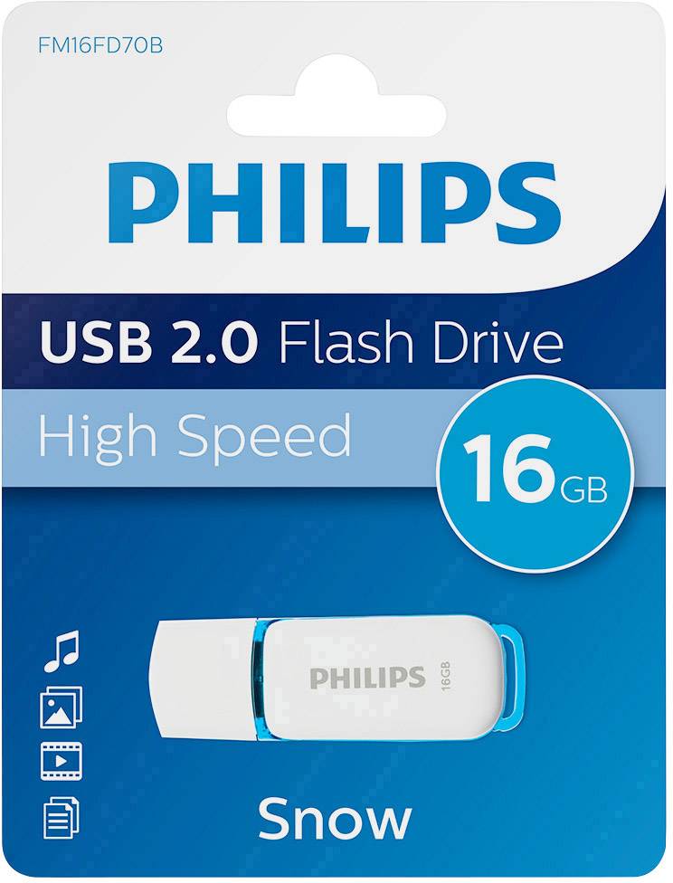 Philips SNOW USB-Stick 16 GB Blau FM16FD70B/00 USB-A (USB 2.0)-9