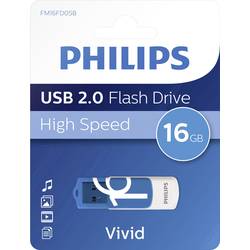 Image of Philips VIVID USB-Stick 16 GB Blau FM16FD05B/00 USB 2.0