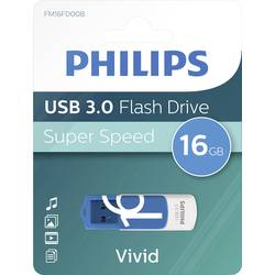 Image of Philips VIVID USB-Stick 16 GB Blau FM16FD00B/00 USB 3.2 Gen 1 (USB 3.0)