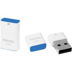 Image of Philips PICO USB-Stick 16 GB Blau FM16FD85B/00 USB 2.0
