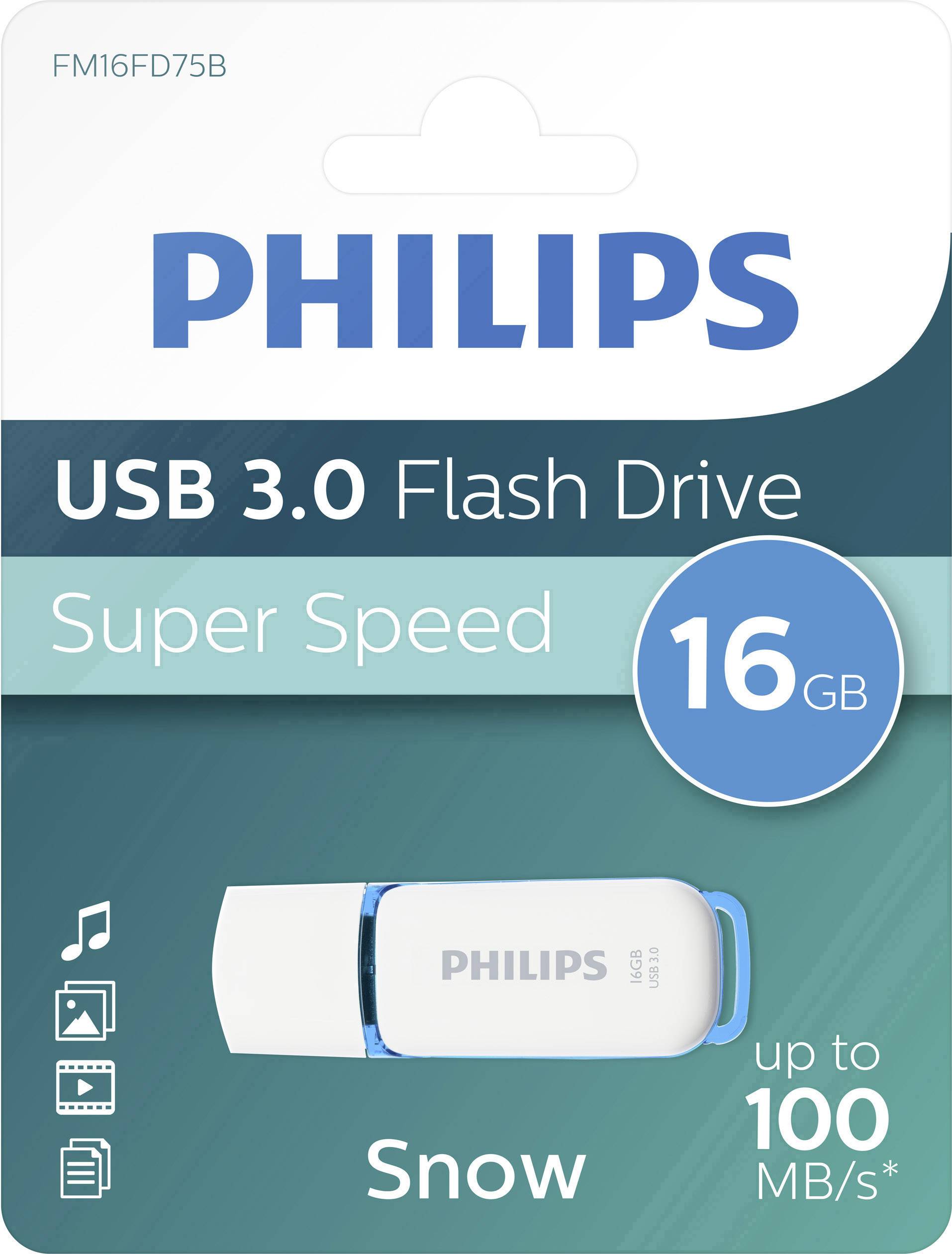 Philips USB 3.0 Snow 16GB Blue-9