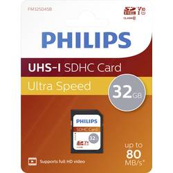 Pamäťová karta SDHC, 32 GB, Philips Class 10