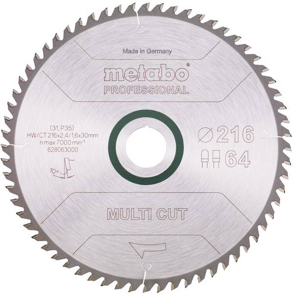 Metabo  628063000 Kreissägeblatt 216 mm  1 St.