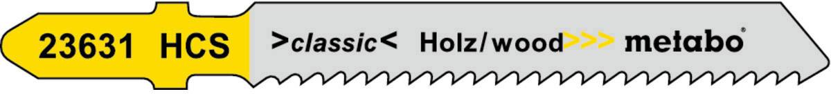 Metabo 623631000 5 Stichsägeblätter, Holz, 51 5 St.