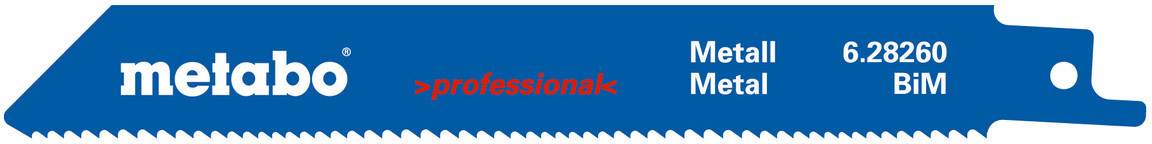 Metabo 628260000 5 Säbelsägeblätter, Metall 150 5 St.