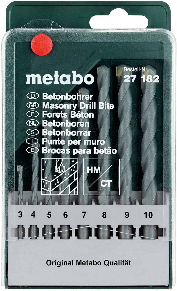 METABO 627182000 Beton-Spiralbohrer-Set 8teilig 1 St.