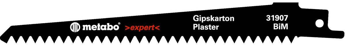 Metabo 631907000 5 Säbelsägeblätter, Gipskarton150 Sägeblatt-Länge 150 mm 5 St.