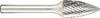 Metabo 628357000 Frässtift Hartmetall Kegel Schaftdurchmesser 6 mm 1 Stück