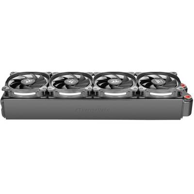 Kühler mit vier Lüftern von Thermaltake, dient zur Kühlung von Computerkomponenten.