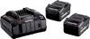 Metabo 685051000 Basic-Set 2 x 5.2 Ah Werkzeug-Akku und Ladegerät 18 V 5.2 Ah Li-Ion