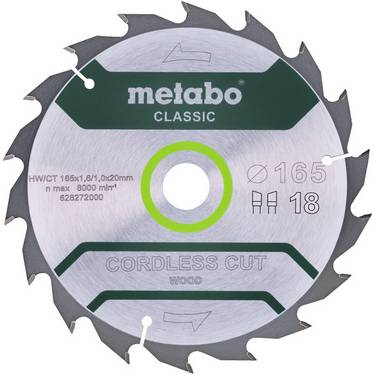 Metabo  628272000 Kreissägeblatt 165 mm  1 St.