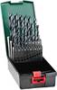 Metabo 627159000 Metall-Spiralbohrer 25teilig 1 mm, 1.5 mm, 2 mm, 2.5 mm, 3 mm, 3.5 mm, 4 mm, 4.5 mm, 5 mm, 5.5 mm, 6 mm, 6.5 mm, 7 mm, 7.5 mm, 8 mm, 8.5 mm, 9 mm, 9.5 mm, 10 mm, 10.5 mm, 11 mm, 11.5 mm, 12 mm, 12.5 mm, 13 mm 1 St.