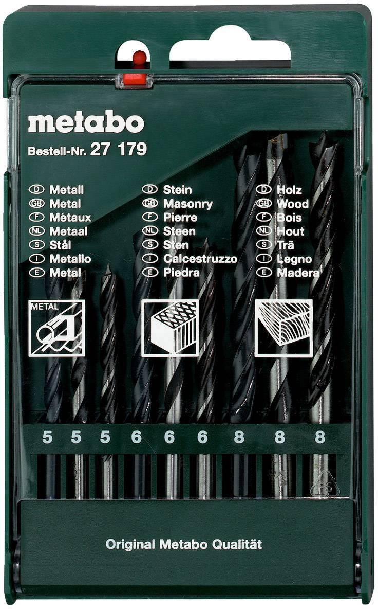 METABO 627179000 Metall-Spiralbohrer-Set 9teilig 1 St.