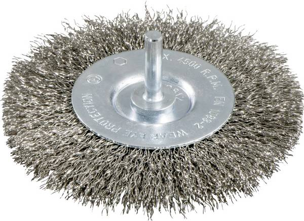Metabo Rundbürste 100x0,3 mm/ 6 mm, Edelstahl, gewellt (630551000)   630551000 1 St.