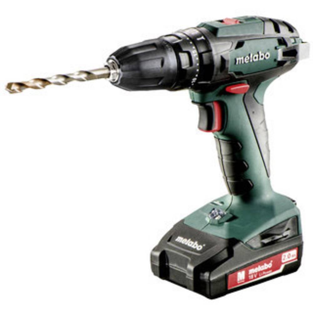 Accuklopboormachine Metabo SB 18 Incl. 2 accus, Incl. accessoires LiHD