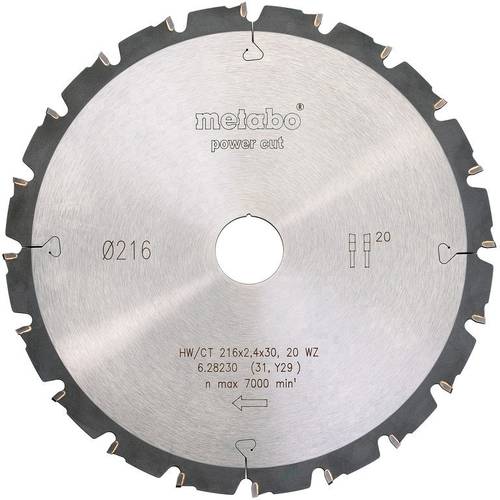 Metabo 628230000 Kreissägeblatt 216 mm 1 St.