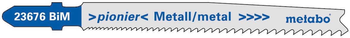 METABO 25 Stichsägeblätter, Metall 74 mm Metabo 623620000 25 St.