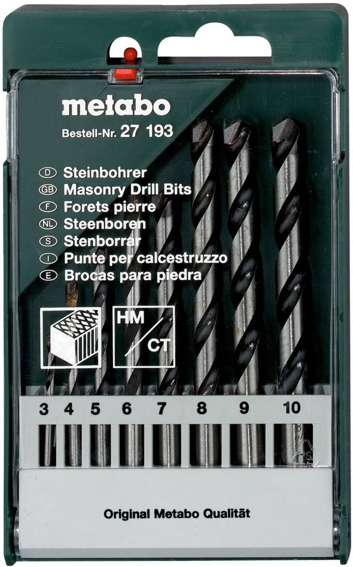 METABO 627193000 Stein-Spiralbohrer-Set 8teilig 1 St.