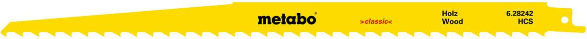 Metabo 628242000 5 Säbelsägeblätter, Holz 300 5 St.