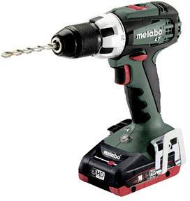 Metabo BS 18 LT 602102800 Akku-Bohrschrauber 18 V LiHD inkl. 2. Akku, mit Zubehör, inkl. Koffer-0