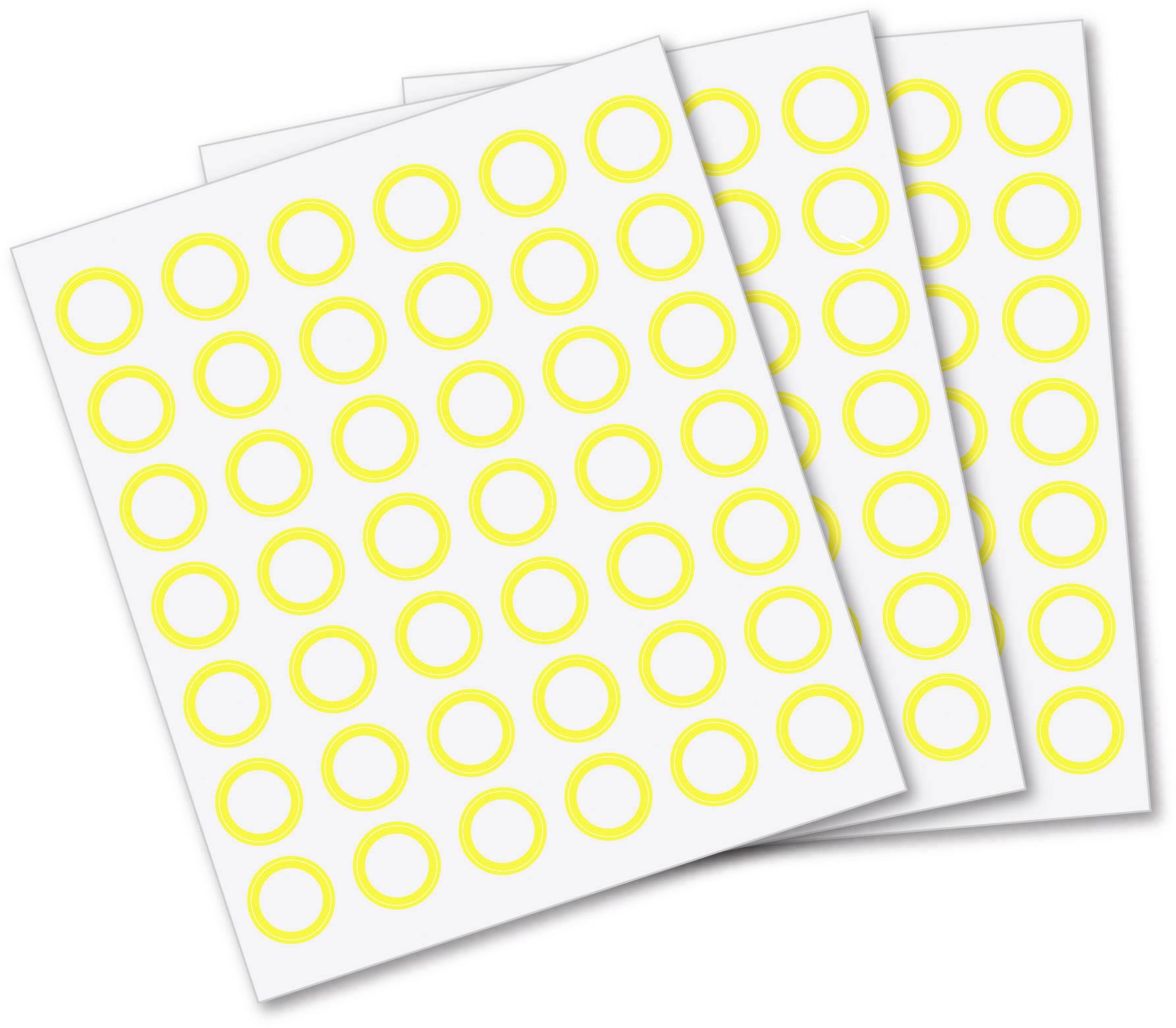 FRANKLIN Anybook Sticker gelb, 2100er Set für DRP5100