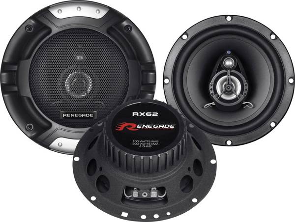 Renegade RX62 2-Wege Einbau-Lautsprecher 200 W Inhalt: 1 Paar