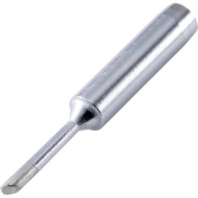 Metallischer Lötkolbenaufsatz mit zylindrischer Spitze, geeignet für feine Lötarbeiten oder elektronische Reparaturen.