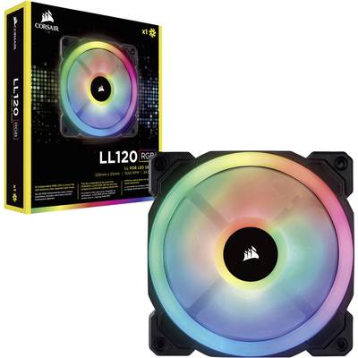 120 RGB kaufen 120 x x Loop RGB Light x LED-Beleuchtung Dual x inkl. LL120 (B PC-Gehäuse-Lüfter Corsair T) mm H Schwarz, 25