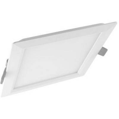 Weiße rechteckige LED-Deckenleuchte mit integriertem Montagesystem, schwenkbar für flexible Ausrichtung.
