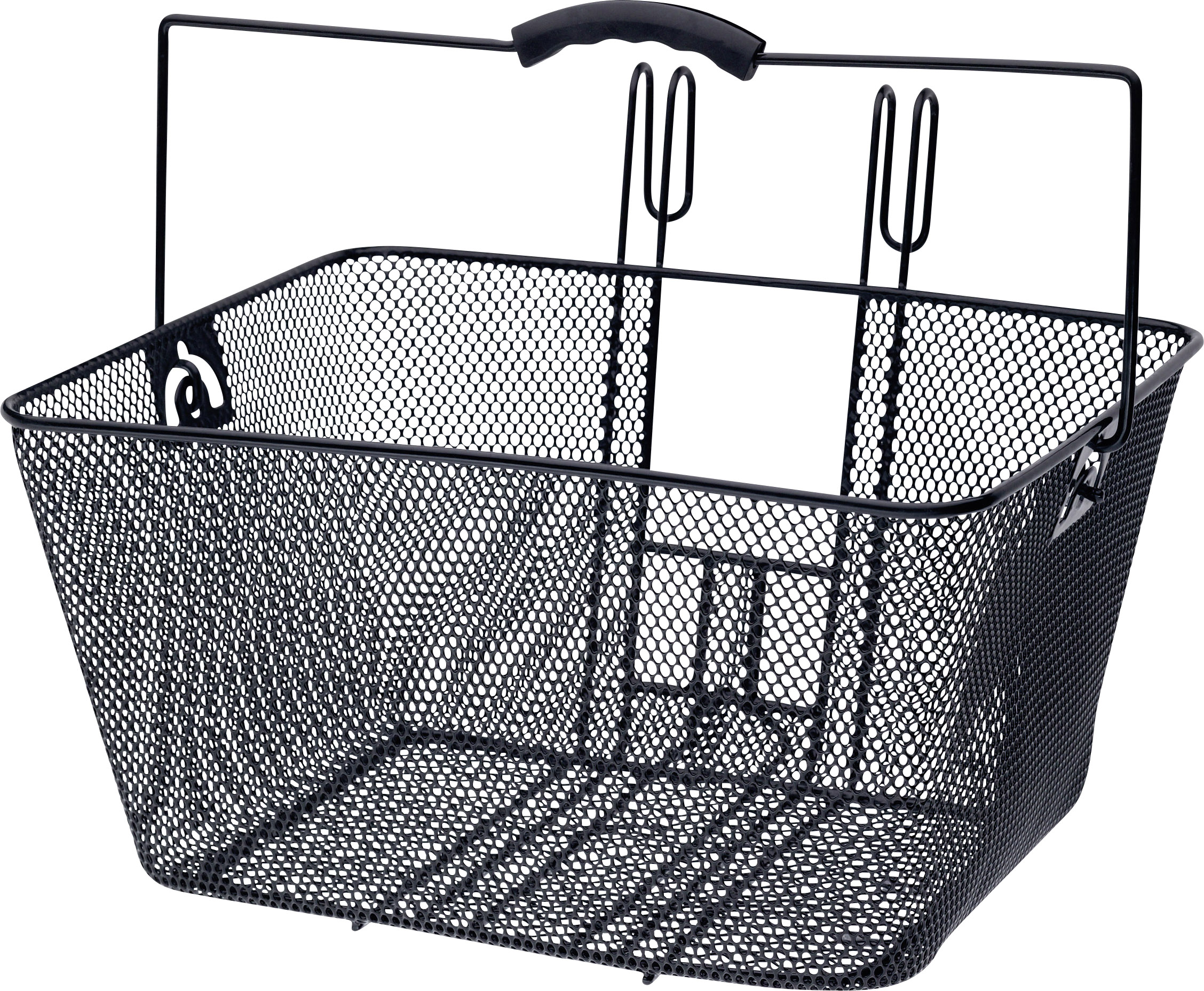 Fischer Fahrrad 86503 Fahrradkorb Schwarz Weiss Kaufen