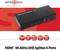 Ein schwarzer HDMI UHD Splitter mit 1x4 Ports auf rotem Hintergrund. Text: 'HDMI 4K 60Hz UHD Splitter 4 Ports'.