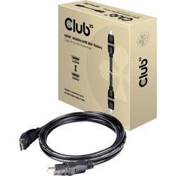 Image of club3D HDMI Anschlusskabel HDMI-A Stecker, HDMI-A Stecker 2.00 m Schwarz CAC-1360 High Speed-HDMI mit Ethernet,