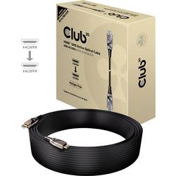 HDMI prepojovací kábel club3D CAC-1390, 30.00 m, čierna
