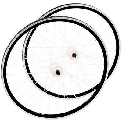 Point Laufradsatz 28 Zoll Aluminium Schwarz, Weiß