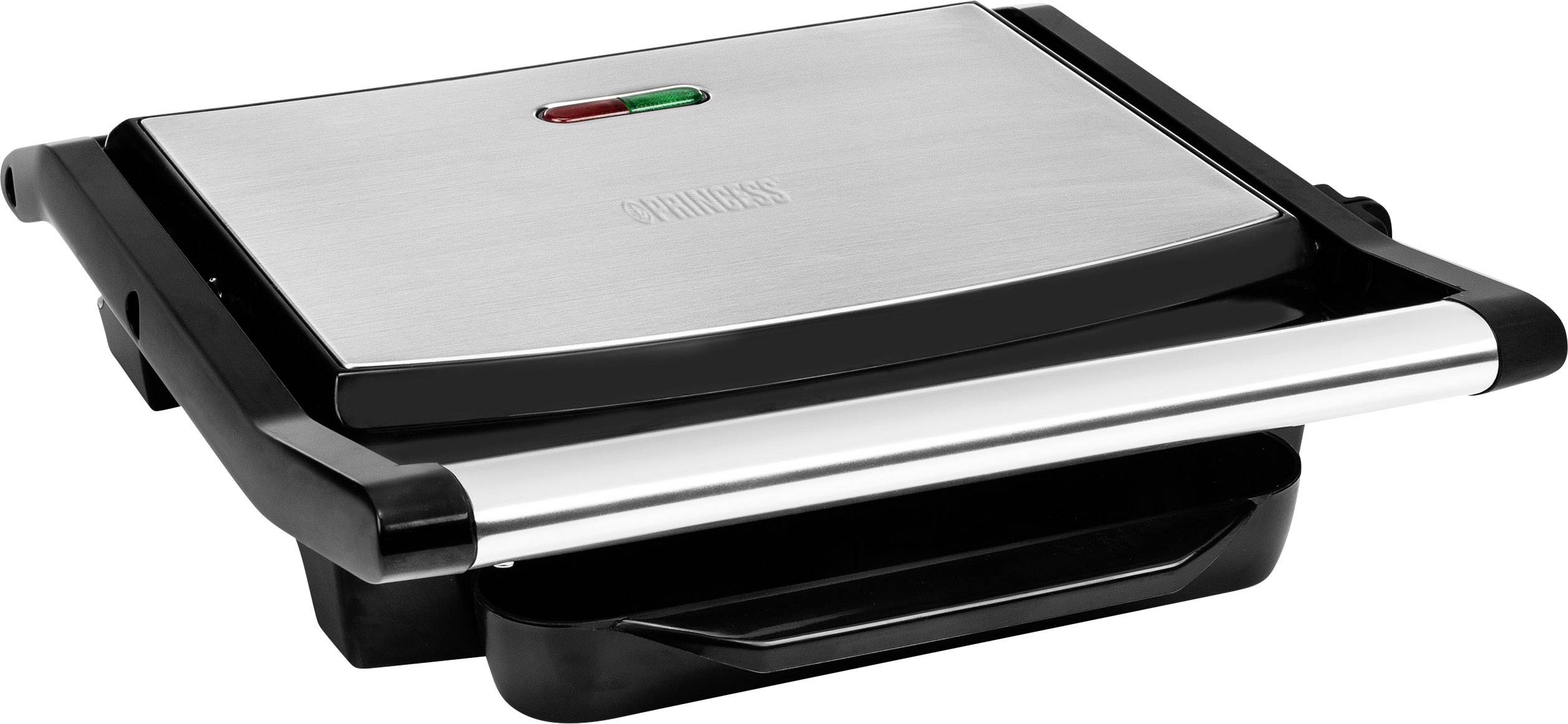 Panini Elektro Kontakt-Grill Silber Schwarz 01.112415.01.001-18