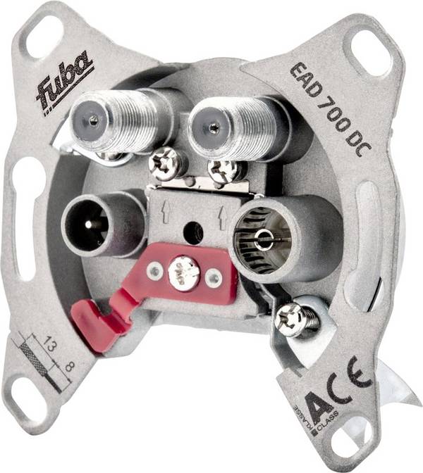 FUBA - EAD 700DC Antennendose Universal 4-Loch Enddose