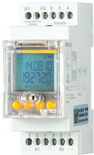 ENTES MCB-130 MCB-130 Tijdrelais Multifunctioneel 1 stuk(s) Tijdsduur: 0.1 s - 9999 min. afbeelding