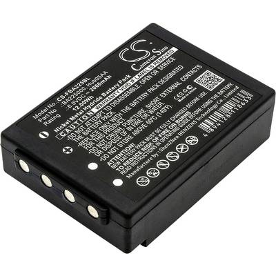 Schwarzer Akku mit Aufschrift, Spezifikationen und Sicherheitsanweisungen. Typ: Nickel-Metallhydrid, Kapazität: 1000mAh, Spannung: 3,6V.