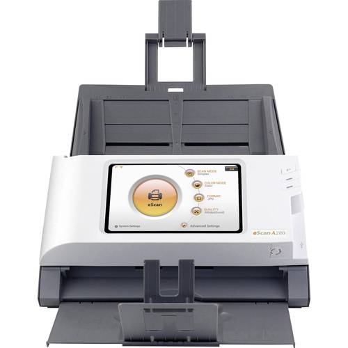 Plustek eScan A280 Essential Duplex-Dokumentenscanner A4 600 x 600 dpi 20 Seiten/min, 40 Bilder/min USB, LAN (10/100 MBi...