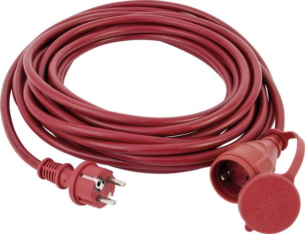 REV 0063269 Strom Verlängerungskabel  16 A Rot 25.00 m H07RN-F 3G 1,5 mm² Kältebeständig