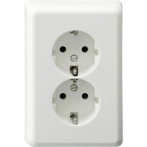 REV 0510066992 2fach Unterputz-Steckdose IP20 Weiß
