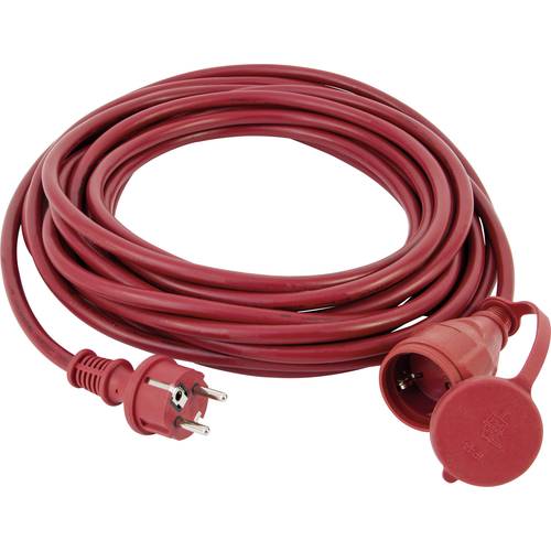 REV 0017258649 Strom Verlängerungskabel 16 A Rot 25.00 m H05RR-F 3F 3G 1,5 mm²