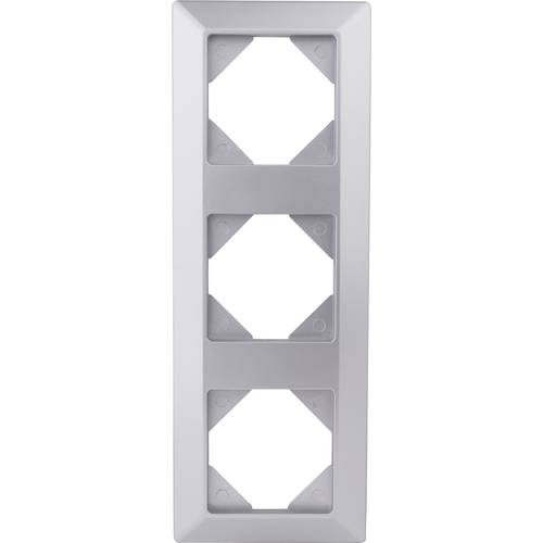 REV 3fach Rahmen Silber 0236830704 1 St.