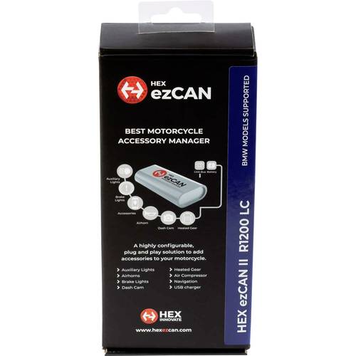 HEX ezCAN ezCAN für BMW R1200 LC 1250 LC 4 Kanal Zubehörmanager Passend für (Auto-Marke): BMW (Motorrad) 76 mm x 30 mm x...