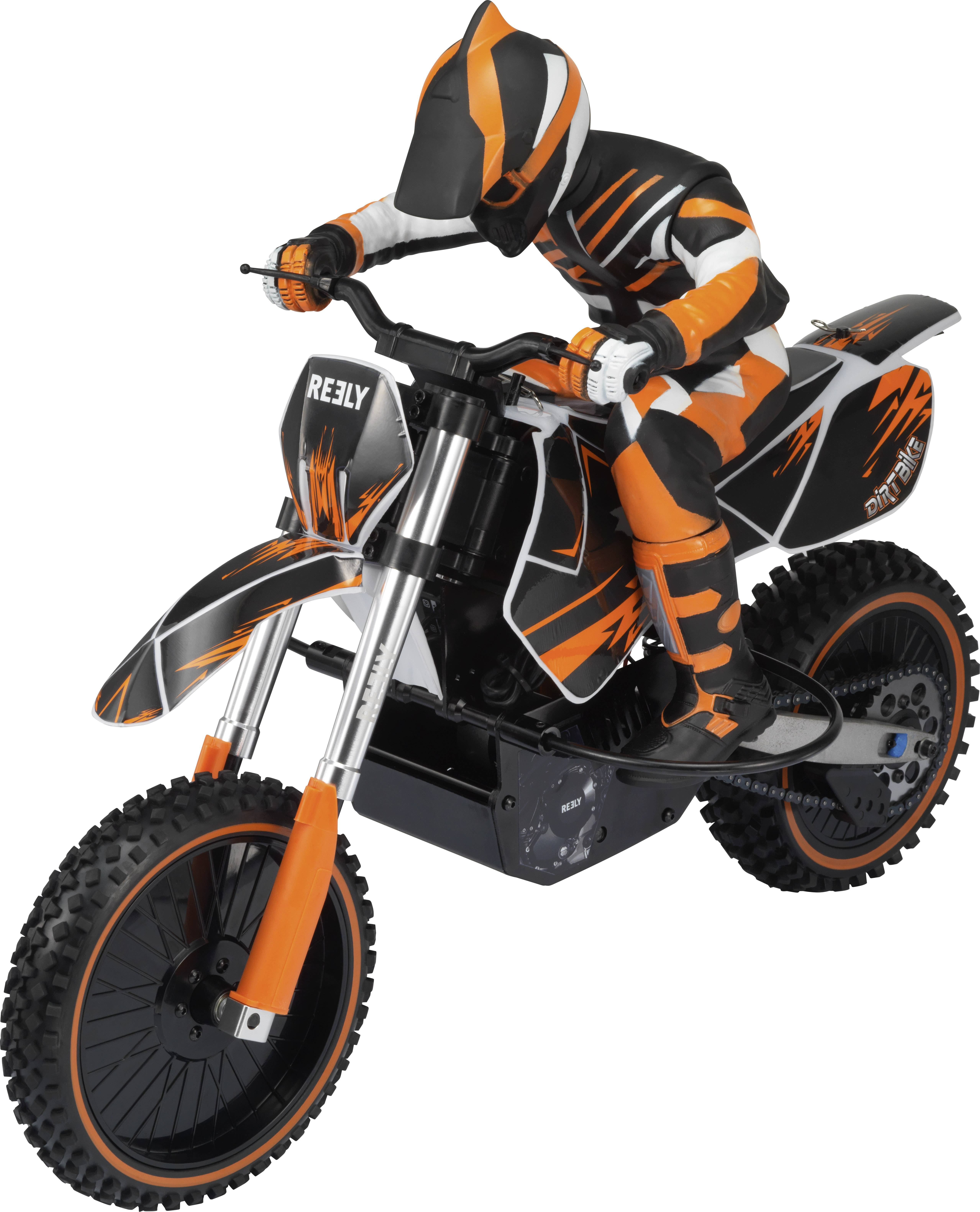 Reely Dirtbike Brushless 1:4 RC Motorrad Elektro RtR 2,4 GHz