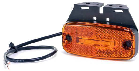 HELLA 2PS 345 600-071 Seitenmarkierungsleuchte - LED - 24V - Anbau - seitlicher Anbau-0