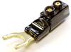 BKL Electronic 0103040 Gabelkabelschuh 16 mm² Teilisoliert Schwarz 1 St.