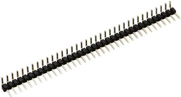 TRU COMPONENTS Stiftleiste (Standard) Anzahl Reihen: 1 Polzahl je Reihe: 6 TC-2506398 1 St.